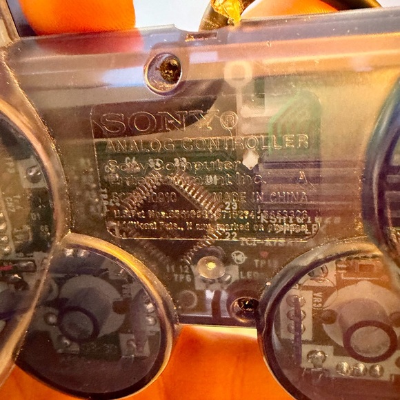 Sony PlayStation 2 PS2 Ocean Blue Clear Controller - OEM DualShock2 SCPH-10010 - Picture 6 of 9